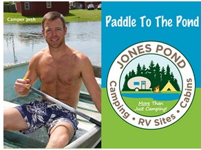 Paddle To The Pond at Jones Pond Gay Campground & RV Park in New York